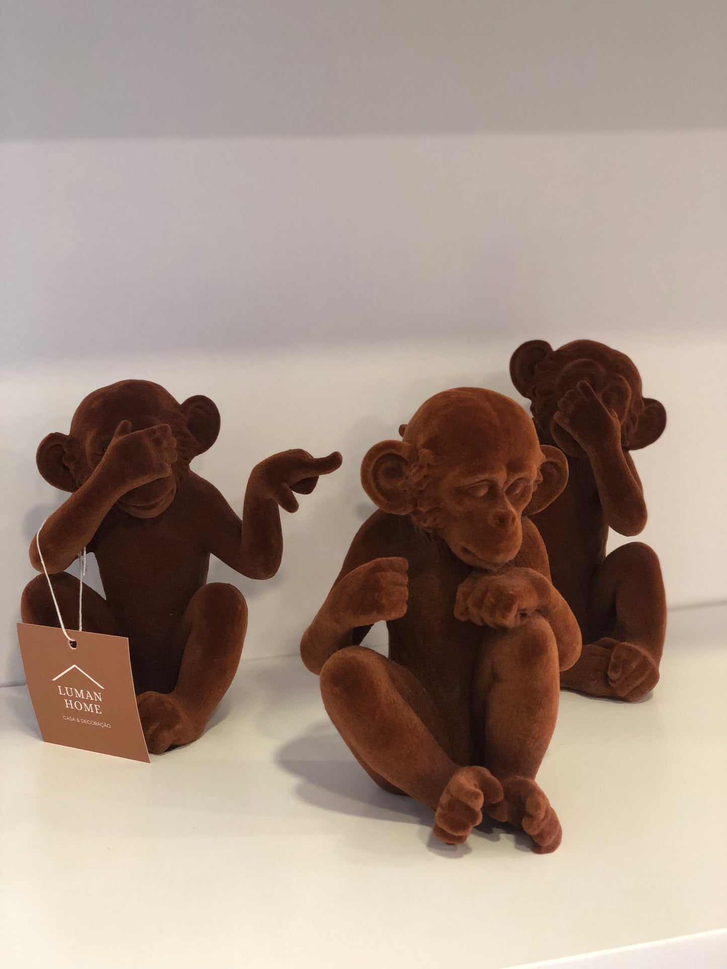 Set of three monkeys